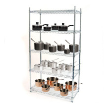 Cocina de metal de cromo Kitchen Wire Rack